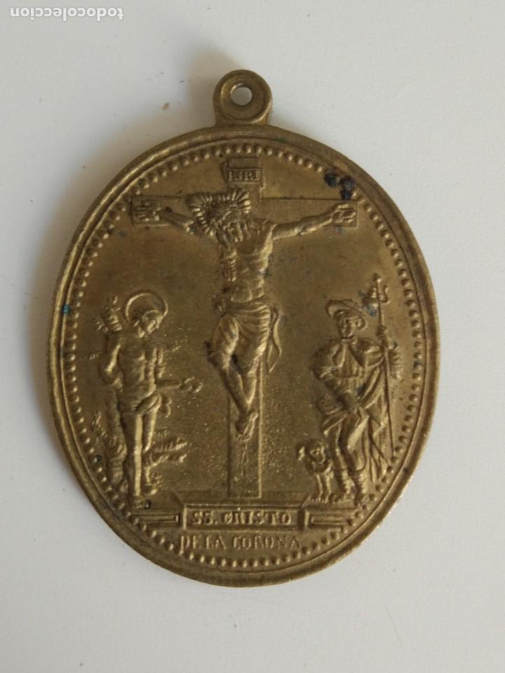 Antig&uuml;edades: Medalla Virgen del Val.s XIX - Foto 2