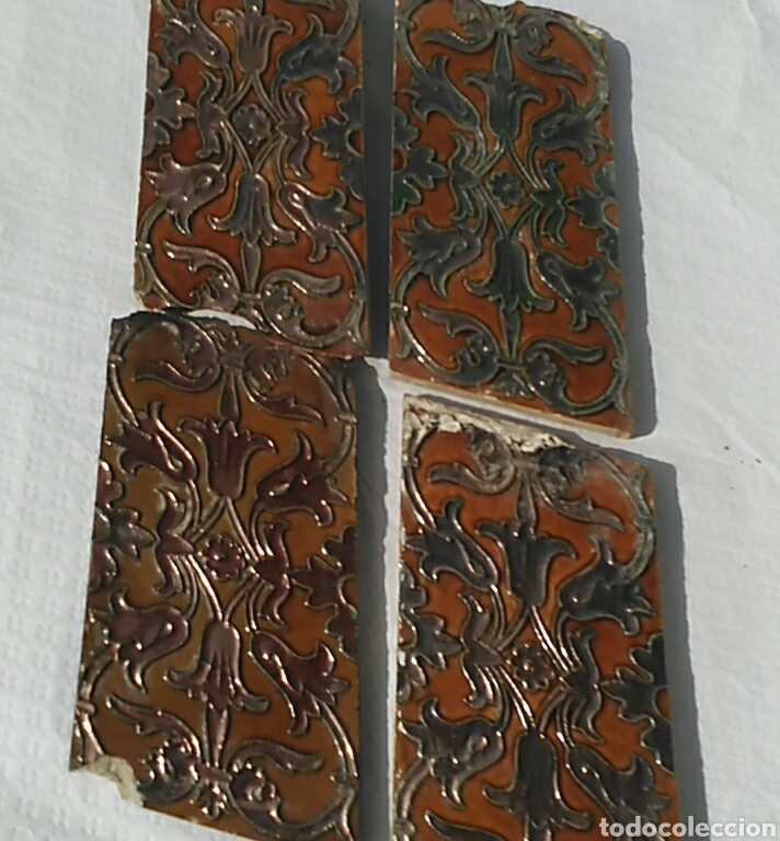 Antig&uuml;edades: Lote azulejo de Triana. - Foto 1