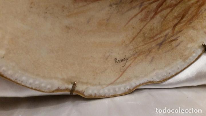 Antig&uuml;edades: Plato decoraci&oacute;n de Limoges , Francia. - Foto 3