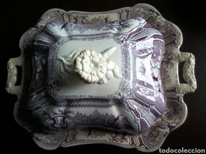 Antig&uuml;edades: LEGUMBRERA  COLOR MORADA - Foto 1