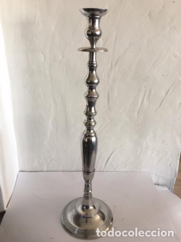 Antig&uuml;edades: CANDELABRO PLATEADO - Foto 1