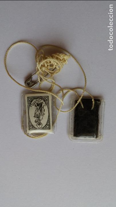 Antig&uuml;edades: Excapulario de la virgen del carmen - Foto 1