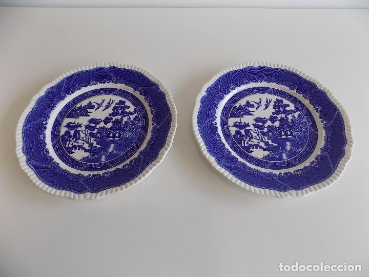 Antig&uuml;edades: 2 platos Willow. Nuevos, a estrenar! - Foto 4