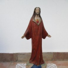 Antigüedades: SAGRADO CORAZON DE JESUS DE CERAMICA ARTISTICA, VILA, CHINCHILLA DE MONTEARAGON, ALBACETE.