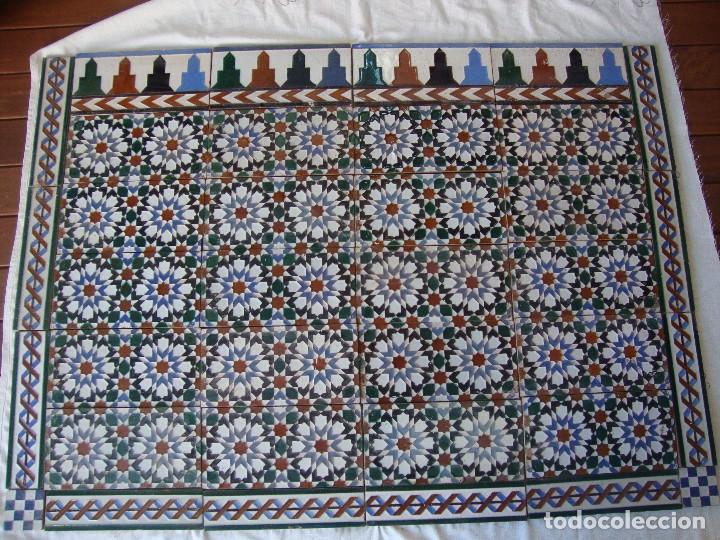 Antig&uuml;edades: Composicion de azulejos Ramos rejano - Foto 1