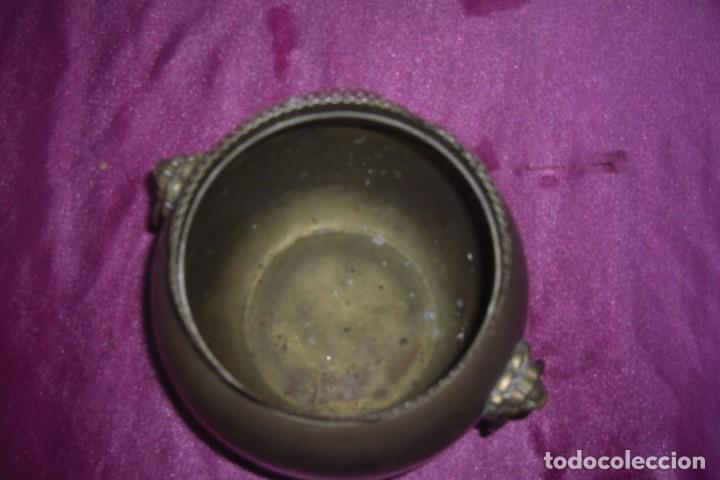 Antig&uuml;edades: OLLA DE BRONCE ANTIGUA BUEN ESTADO - Foto 4