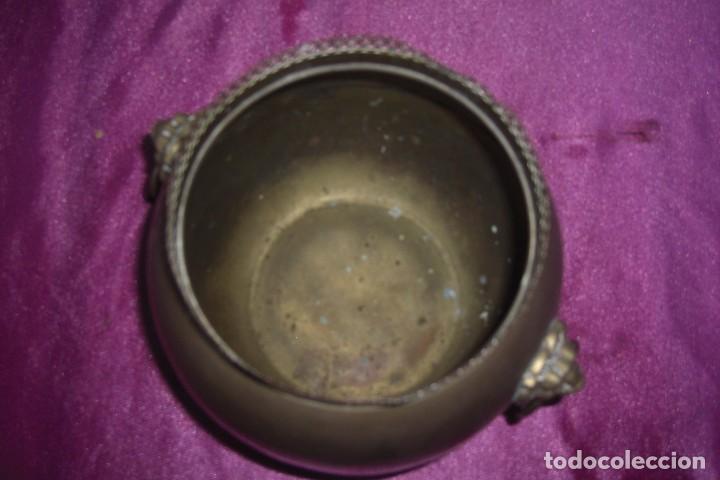 Antig&uuml;edades: OLLA DE BRONCE ANTIGUA BUEN ESTADO - Foto 5