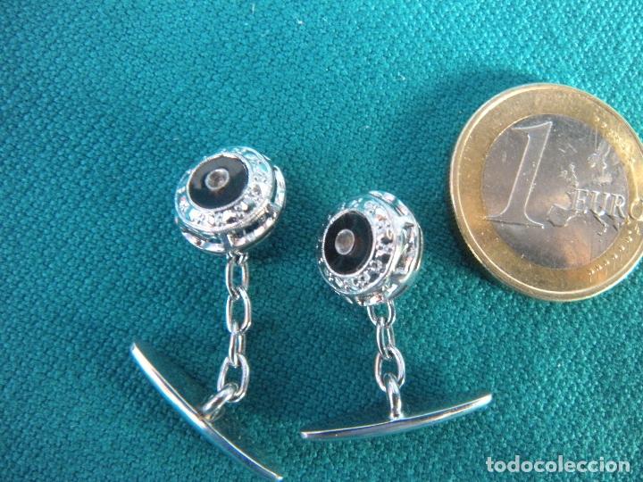 Antig&uuml;edades: GEMELOS PLATEADOS - Foto 3