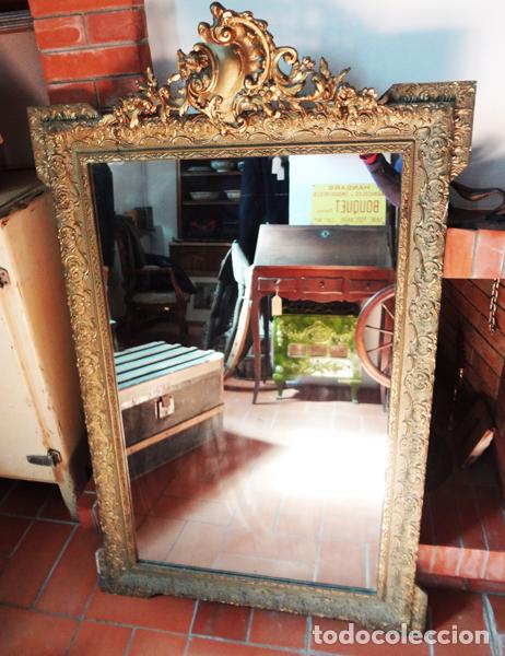Antig&uuml;edades: Espejo estilo Lu&iacute;s XVI (s. XIX) - Foto 1