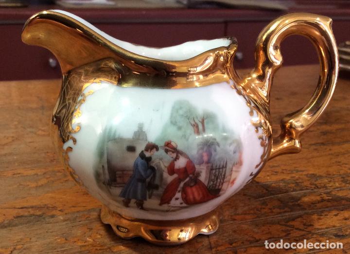 Antig&uuml;edades: JUEGO DE CAF&Eacute; DE LIMOGES ANTIGUO - Foto 3