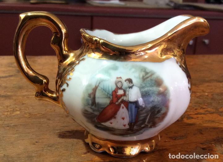 Antig&uuml;edades: JUEGO DE CAF&Eacute; DE LIMOGES ANTIGUO - Foto 4