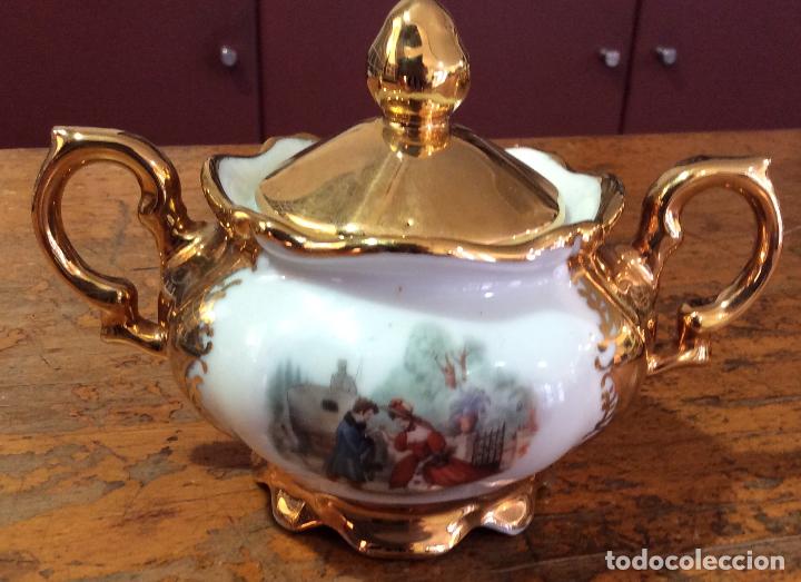 Antig&uuml;edades: JUEGO DE CAF&Eacute; DE LIMOGES ANTIGUO - Foto 6