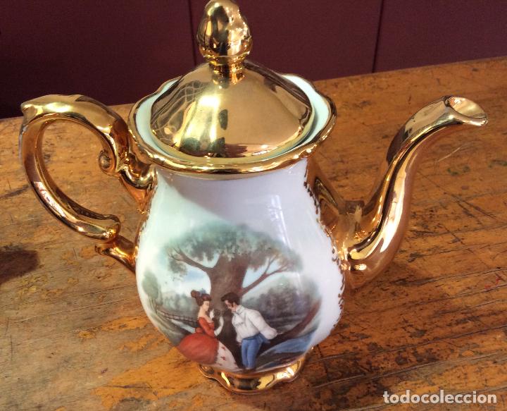 Antig&uuml;edades: JUEGO DE CAF&Eacute; DE LIMOGES ANTIGUO - Foto 8