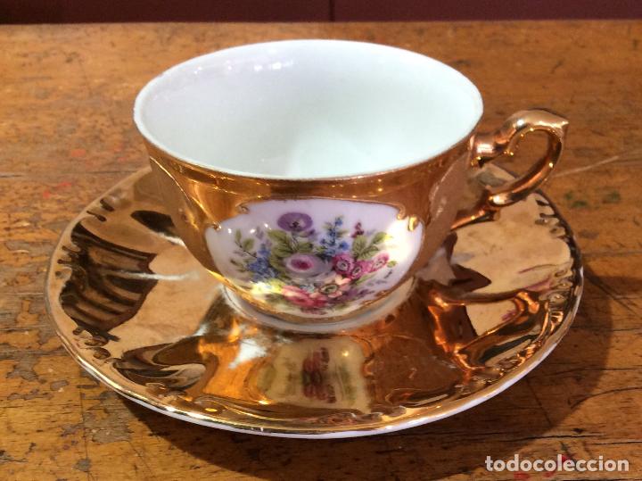 Antig&uuml;edades: JUEGO DE CAF&Eacute; DE LIMOGES ANTIGUO - Foto 9