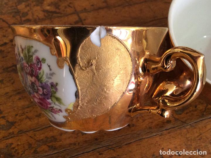 Antig&uuml;edades: JUEGO DE CAF&Eacute; DE LIMOGES ANTIGUO - Foto 12