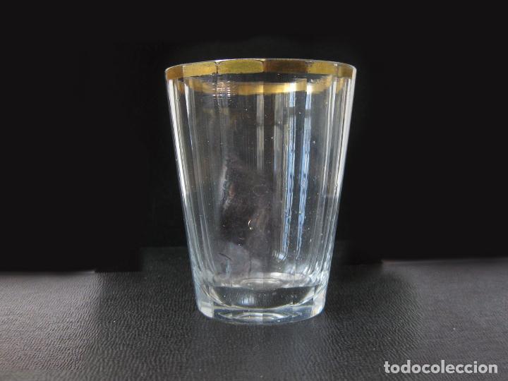 antiguo vaso medidor frances copa de cristal me - Compra venta en  todocoleccion