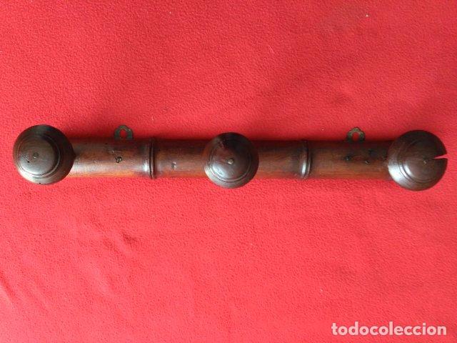 Antig&uuml;edades: ANTIGUO COLGADOR PERCHERO DE MADERA - Foto 1