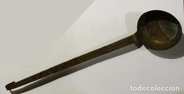 Antig&uuml;edades: Cuchar&oacute;n de cobre - Foto 2