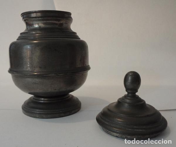 Antig&uuml;edades: Juego de t&eacute; de esta&ntilde;o - Foto 6
