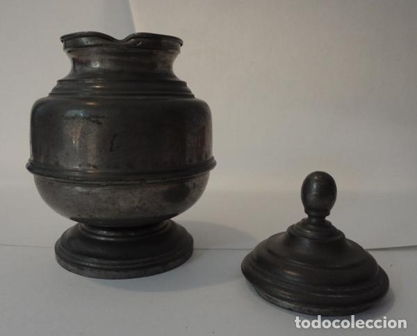 Antig&uuml;edades: Juego de t&eacute; de esta&ntilde;o - Foto 7