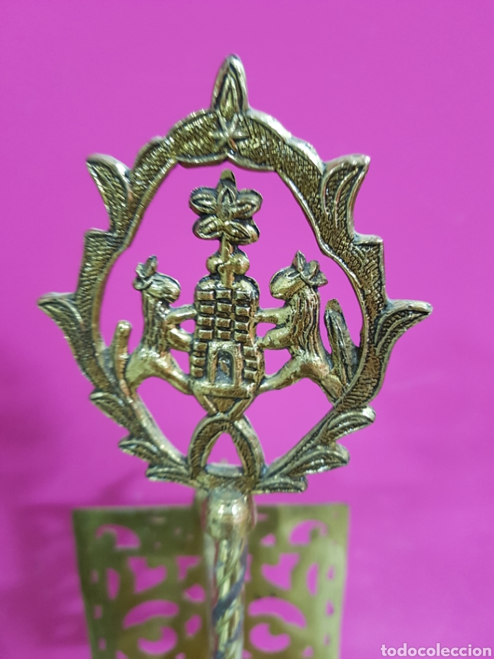 Antig&uuml;edades: L&aacute;mpara de bronce - Foto 2