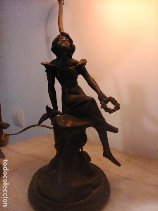 Antig&uuml;edades: Pareja l&aacute;mparas sobremesa - Foto 6
