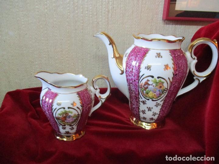Antig&uuml;edades: cafetera y lechera porcelana - Foto 1
