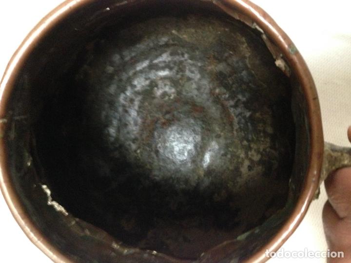 Antig&uuml;edades: ANTIG&Uuml;A OLLA EN COBRE DOS ASAS - Foto 4