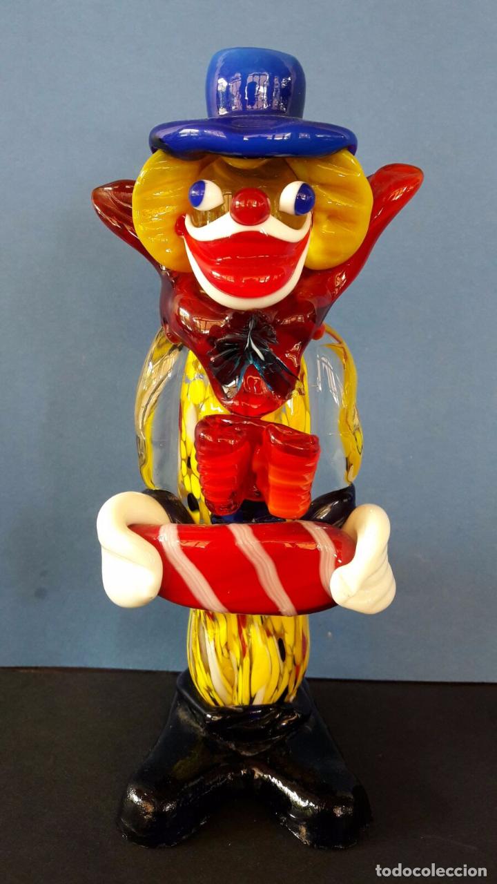 Antig&uuml;edades: Payaso de cristal de Murano - Foto 2