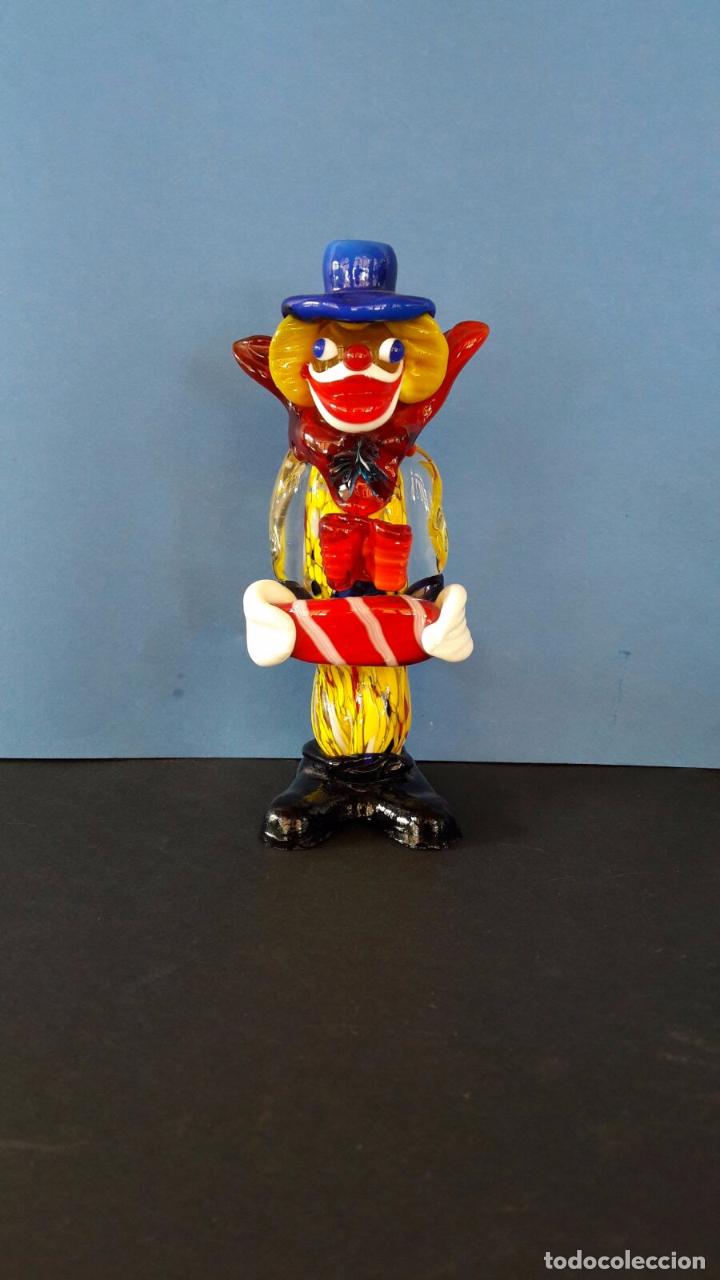 Antig&uuml;edades: Payaso de cristal de Murano - Foto 3