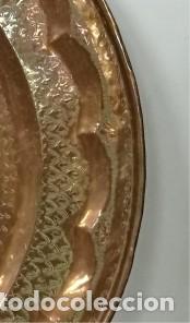 Antig&uuml;edades: GRAN PLATO DE COBRE ESTILO RIFE&Ntilde;O - Foto 3