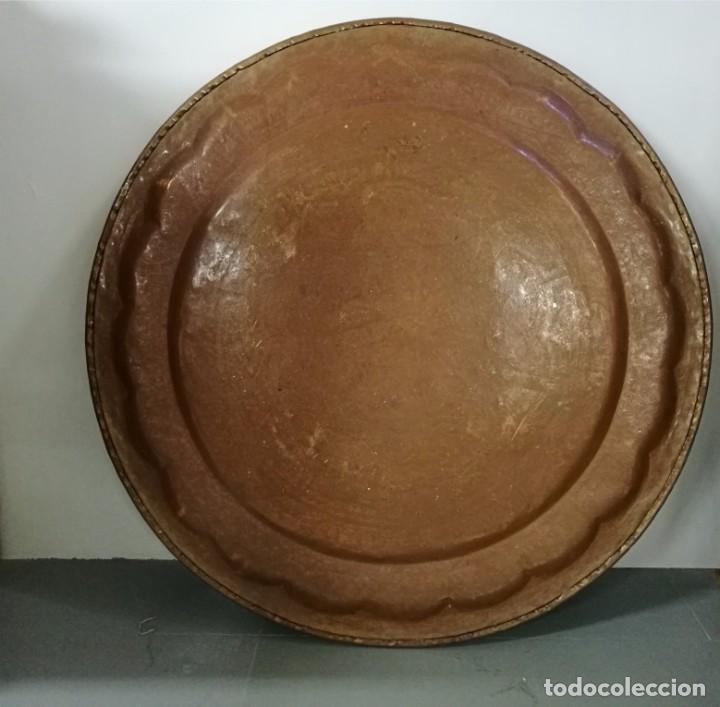 Antig&uuml;edades: GRAN PLATO DE COBRE ESTILO RIFE&Ntilde;O - Foto 4