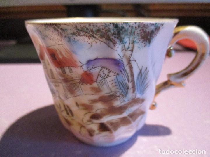 Antig&uuml;edades: taza porcelana - Foto 2