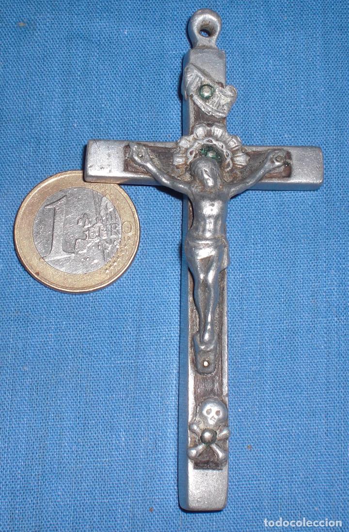 Antig&uuml;edades: Gran Antiguo crucifijo - Foto 1