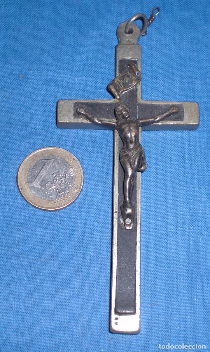 Antig&uuml;edades: Gran Antiguo crucifijo - Foto 1