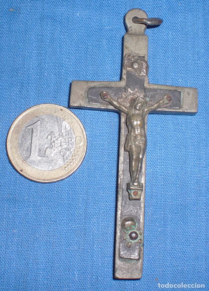 Antig&uuml;edades: Gran Antiguo crucifijo - Foto 1