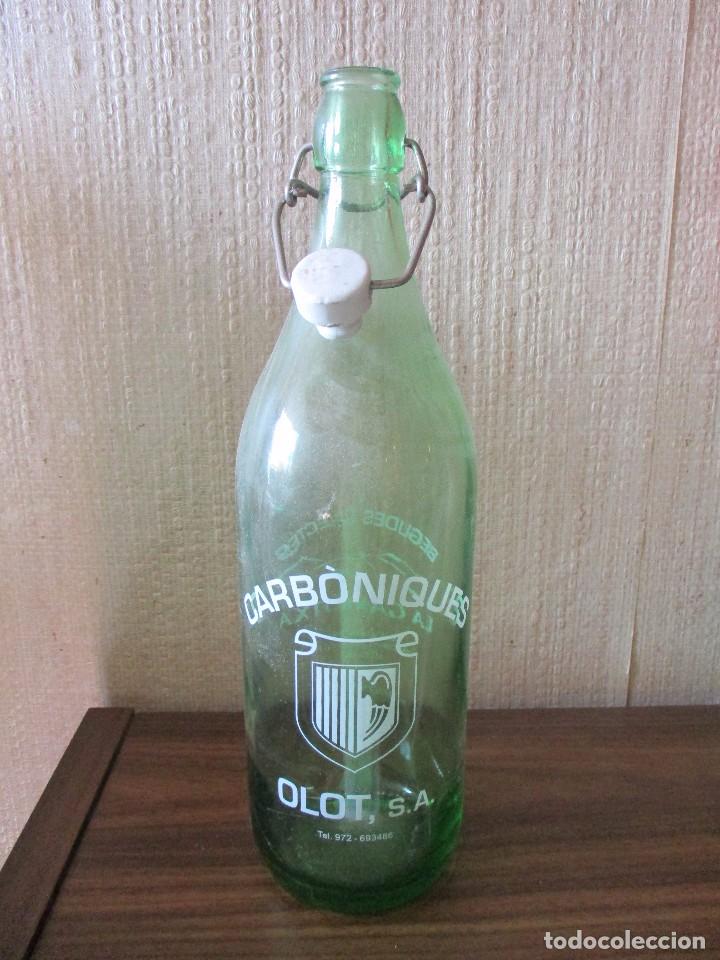 Antig&uuml;edades: botella de gaseosa - Foto 1