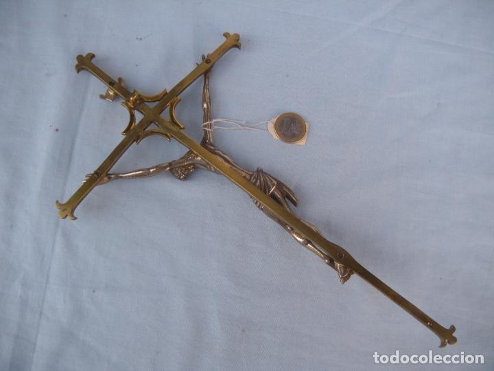Antig&uuml;edades: CRUCIFIJO DE BRONCE - Foto 7