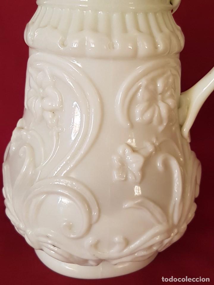 Antig&uuml;edades: JARRA OPALINA BLANCA ANTIGUA - Foto 4