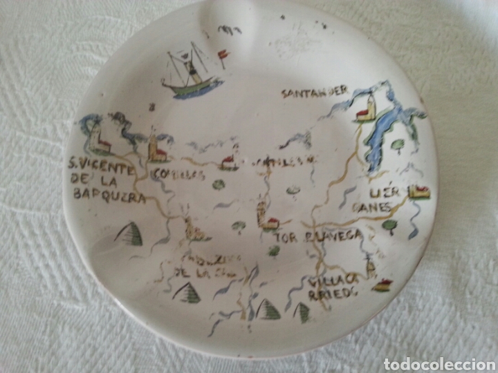 Antig&uuml;edades: Plato esmaltado Zu&ntilde;iga - Foto 1