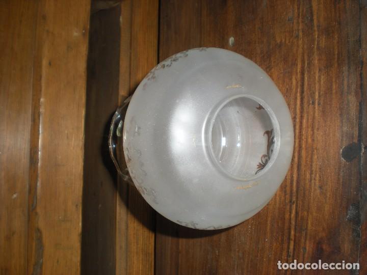 Antig&uuml;edades: 3 tulipa vidrio - Foto 4