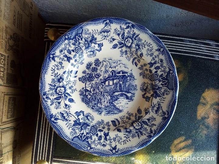 Antig&uuml;edades: PLATOS UNDERGLAZE - ITALY - 3 - Foto 1