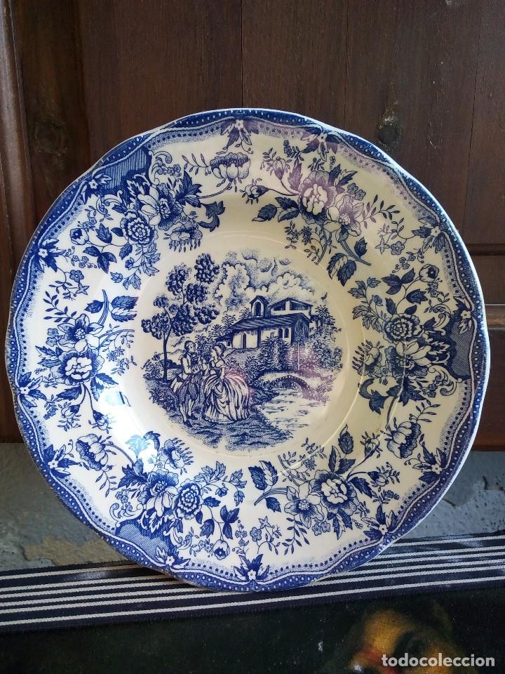 Antig&uuml;edades: PLATOS UNDERGLAZE - ITALY - 3 - Foto 3
