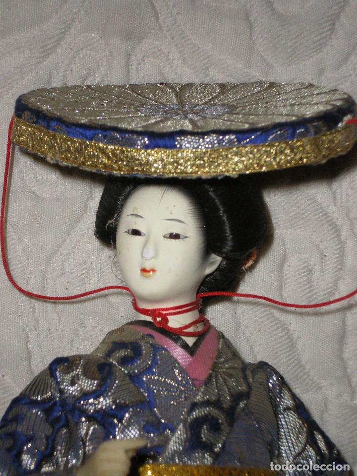 Antig&uuml;edades: MAGNIFICA PAREJA DE SAMURAI Y GUEHISA - Foto 2