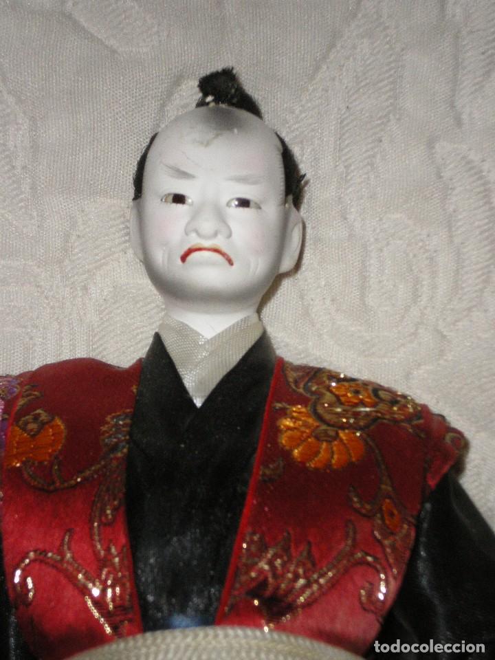 Antig&uuml;edades: MAGNIFICA PAREJA DE SAMURAI Y GUEHISA - Foto 3