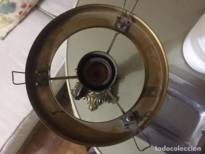Antig&uuml;edades: PIE DE LAMPARA EN BRONCE - Foto 6