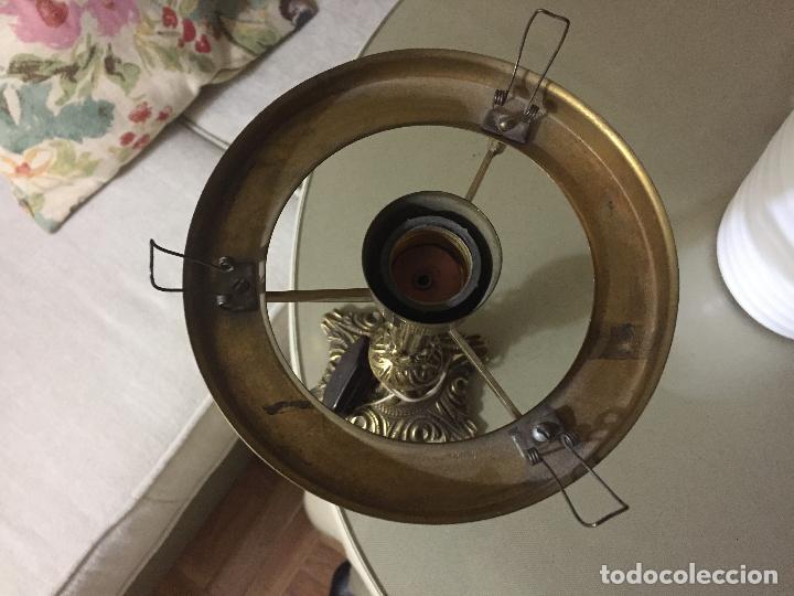 Antig&uuml;edades: PIE DE LAMPARA EN BRONCE - Foto 7