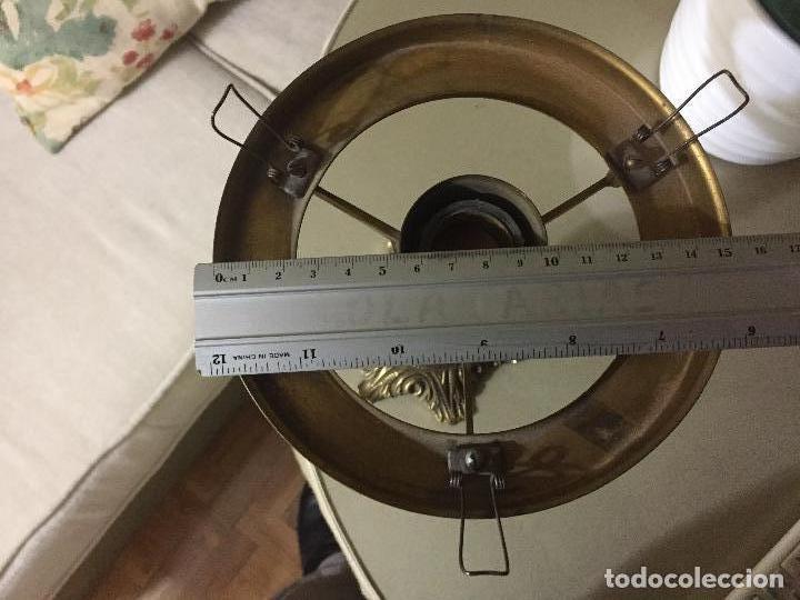 Antig&uuml;edades: PIE DE LAMPARA EN BRONCE - Foto 5