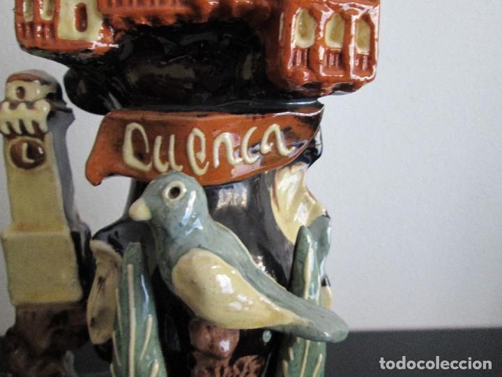 Antig&uuml;edades: botijo representativo de cuenca muy trabajado - Foto 2