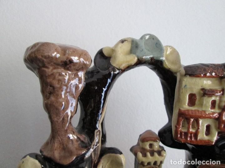 Antig&uuml;edades: botijo representativo de cuenca muy trabajado - Foto 5